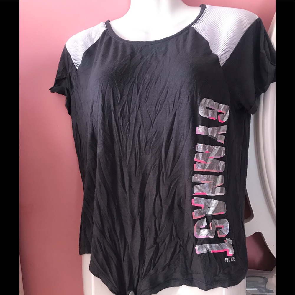 Justice shirt size 18 (xl)